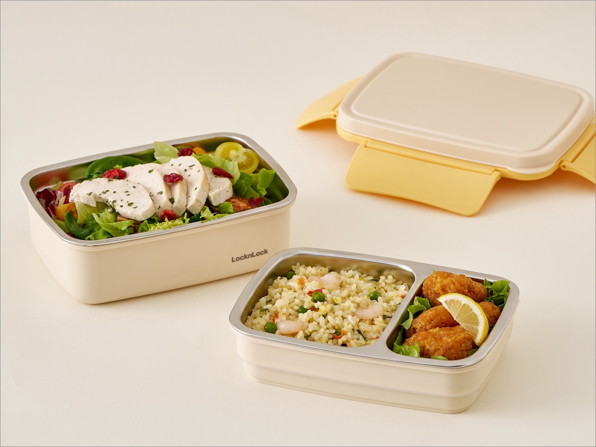 2-Tier Stainless Steel Lunch Box